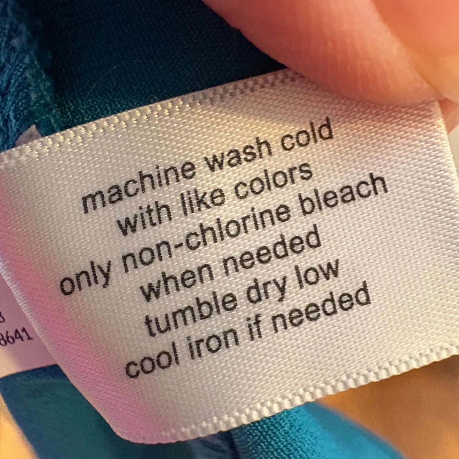 Lane Bryant Teal Blue Short Sleeve Belted High-Low Dress Size 26 - Image 8