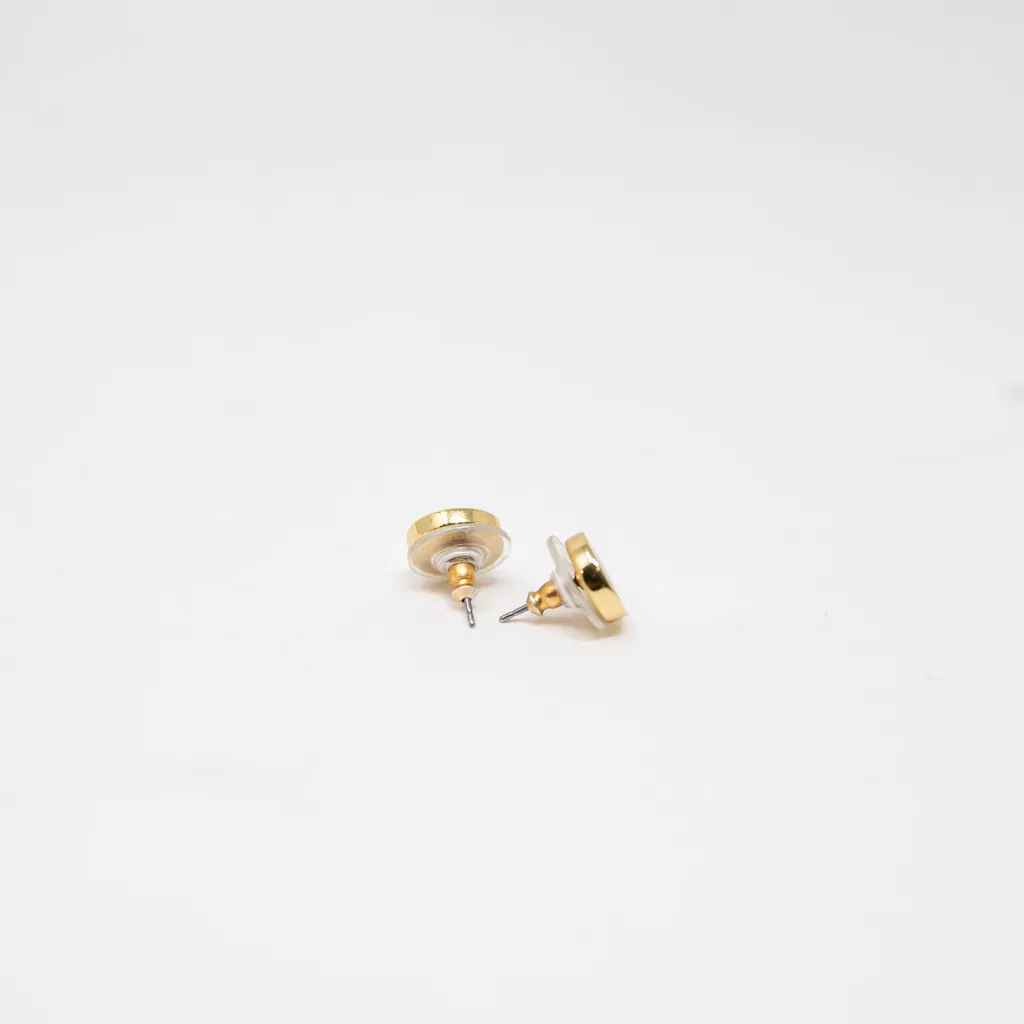 Kendra Scott Tessa 14k Gold Plated Stud Earrings in Rose Gold Drusy Stone - Image 4