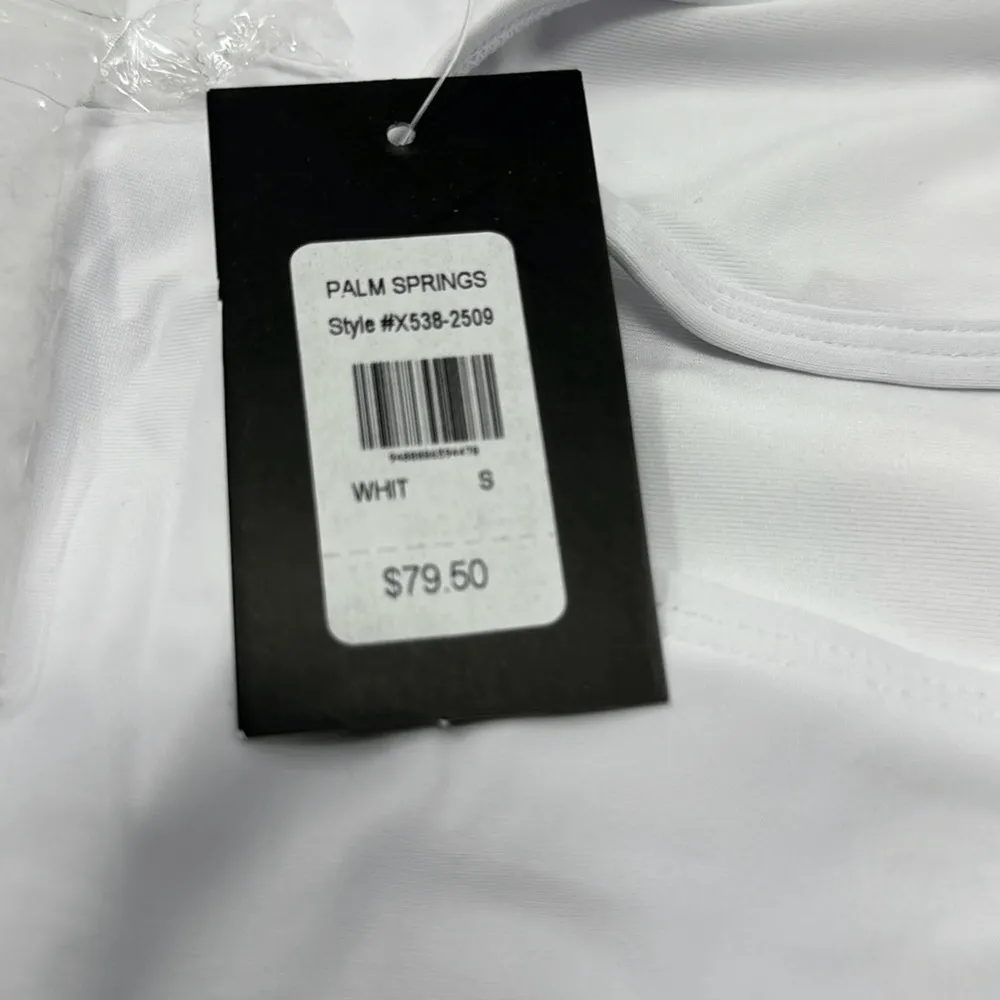 Frederick's Of Hollywood Women's One Piece Palm Springs White, Small - Image 3