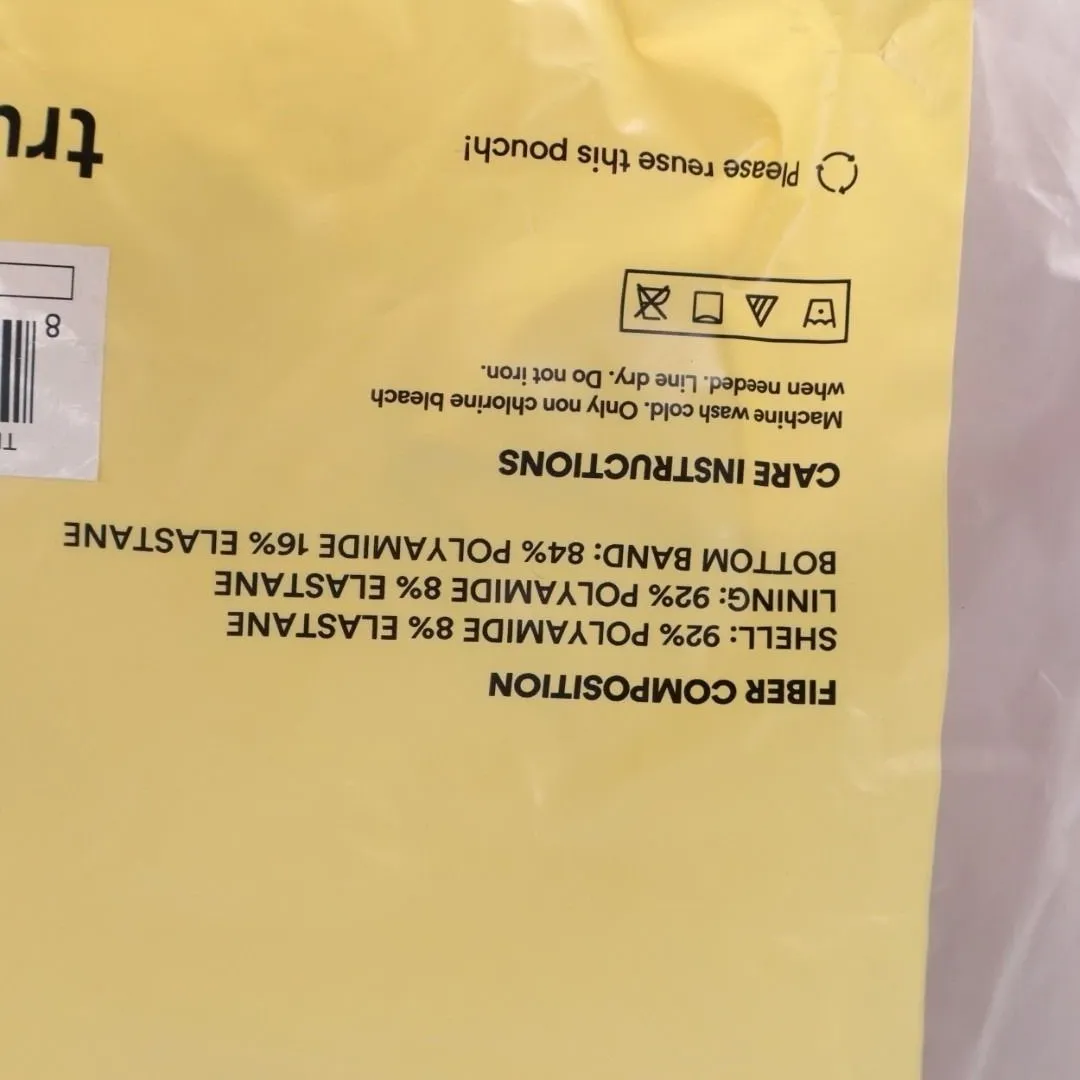 Truekind Convertible Strapless Bandeau Bra Womens Medium Chai Stretch Wireless Tan - Image 3