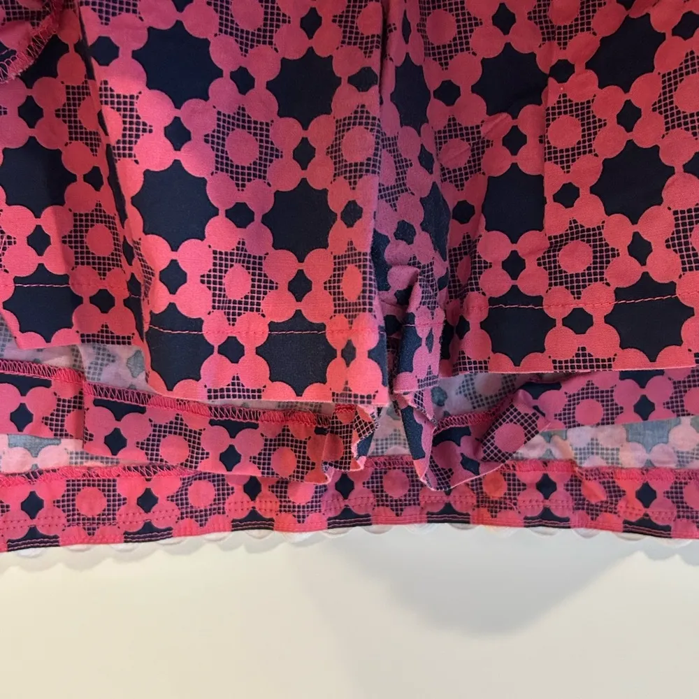 Golftini Skort Pink Navy Blue Size 14 - Image 9