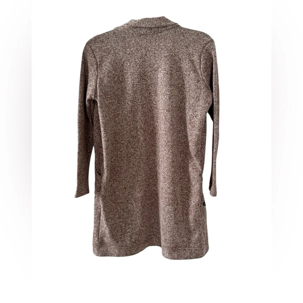 ByTavi Long Cardigan Pockets Oversized Brown small cozy warm - Image 2