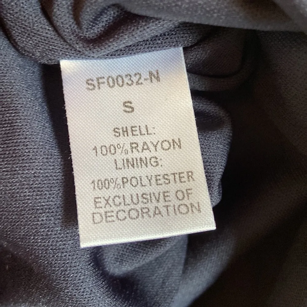 THML Size Small Sleeveless Embroidered High-Neck Knee Length Boho Shift Dress - Image 10