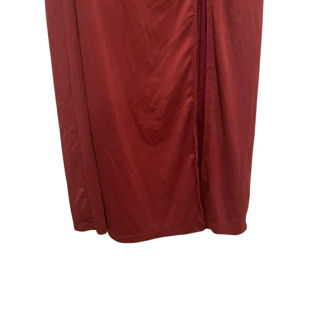 Free People Hayley Midi Dress Russet Acorn Women’s Size Small NWT - Image 6