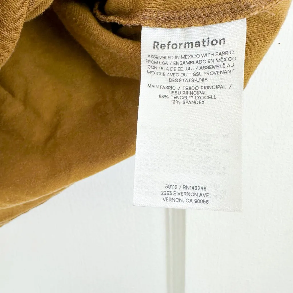 Reformation | Carmina Knit Off the Shoulder Bodycon Mini Dress‎ in Bronze XSmall - Image 6