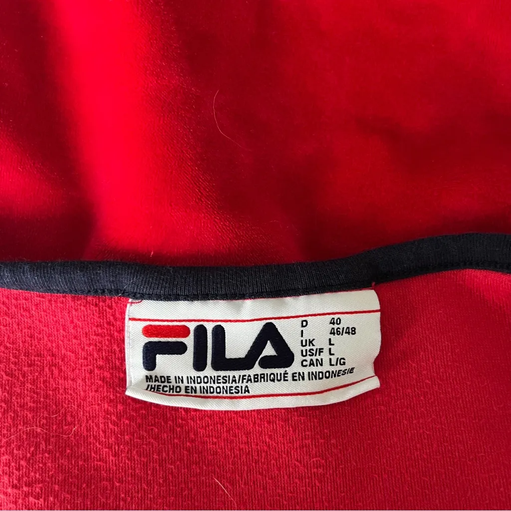 fila dylana velour bodycon dress in red - Image 5