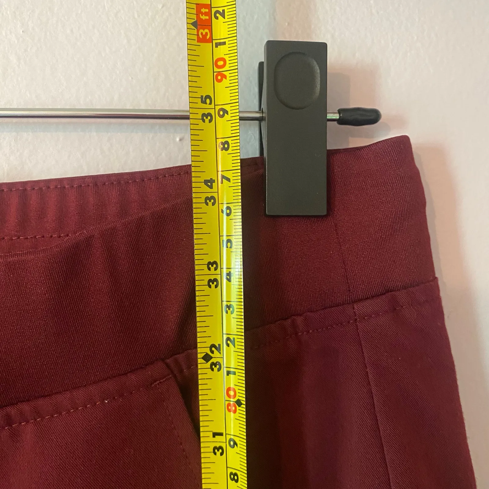 FIGS Burgundy Red Zamora Jogger Scrub Pants Uniform Women's size XS Petite - Image 6