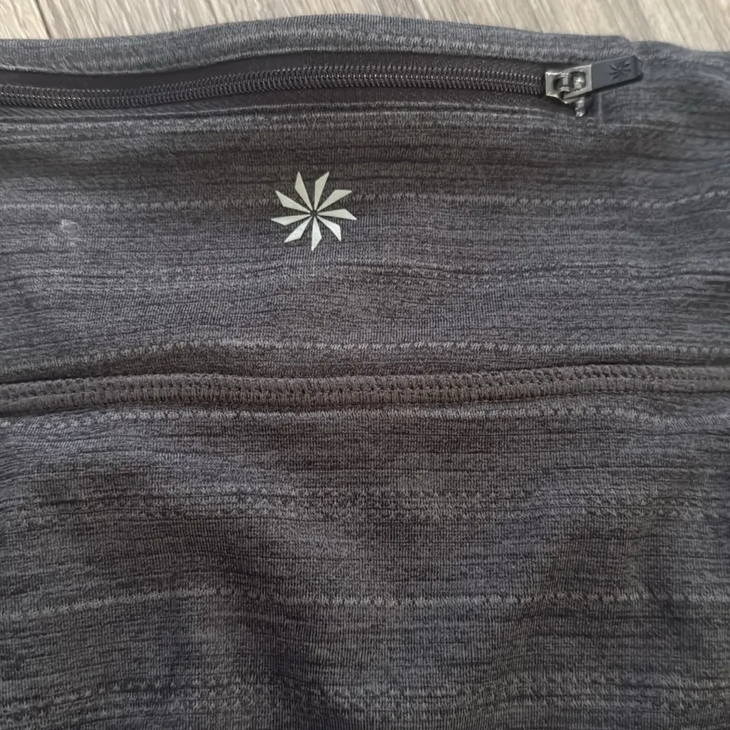 Altheta Grey Layered Tiered Skort Large Flounce Athletic Mini Skirt with Shorts - Image 4