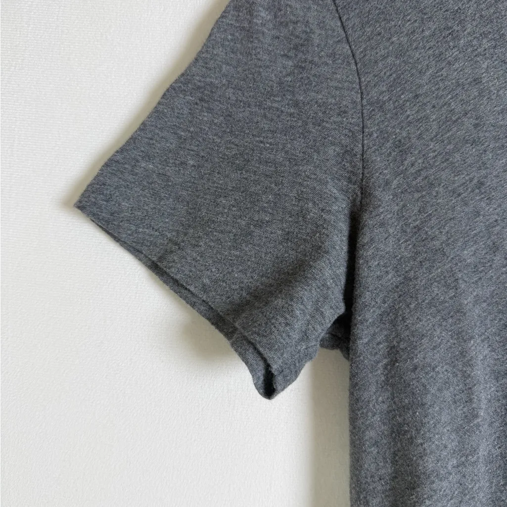 Everlane Women’s Organic Cotton V-Neck Tee Shirt Gray Size Small Minimalist Boho - Image 5