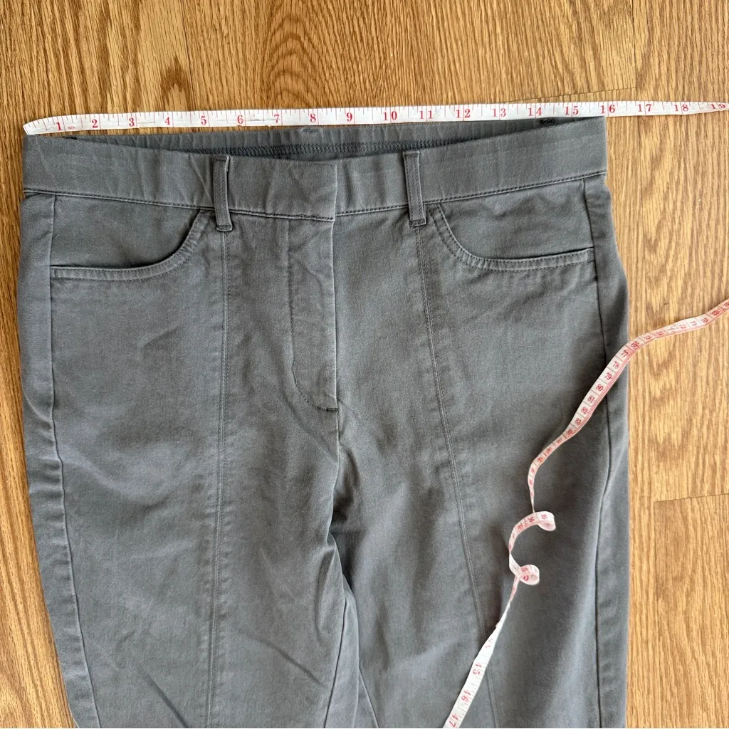 Isaac Mizrahi Live Pants Womens Sz 10 Gray Stretch Cotton Bootcut - Image 6