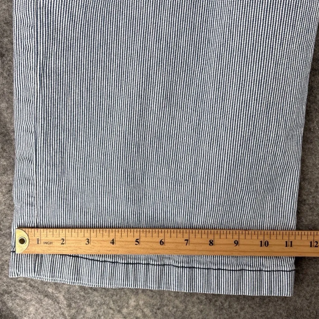 Kut From the Kloth Meg Railroad Stripe Wide Leg cropped Pants Size 12 - Image 13