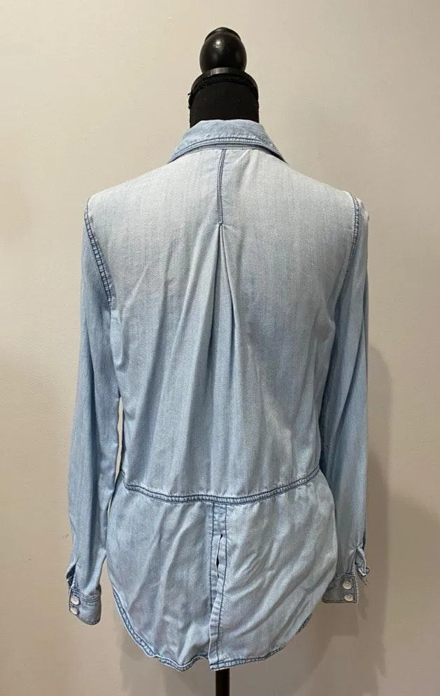 International concepts Light Blue Jean Button Down - Image 2
