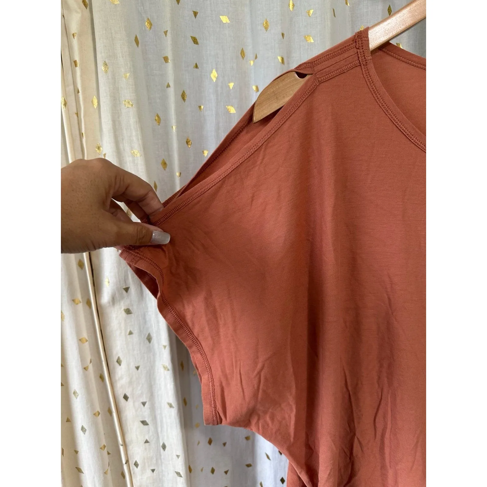 Lululemon Renew The Day Canyon Rock Short Split Sleeve Drawstring Hem Top 10 - Image 6