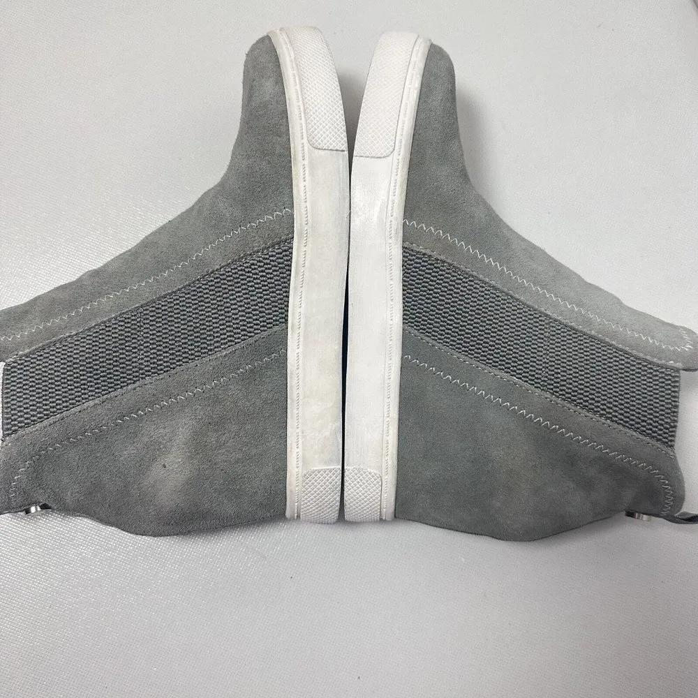 Steve Madden Sneakers Womens Leii Wedge Gray Suede Chelsea Round Toe Size 8 - Image 7