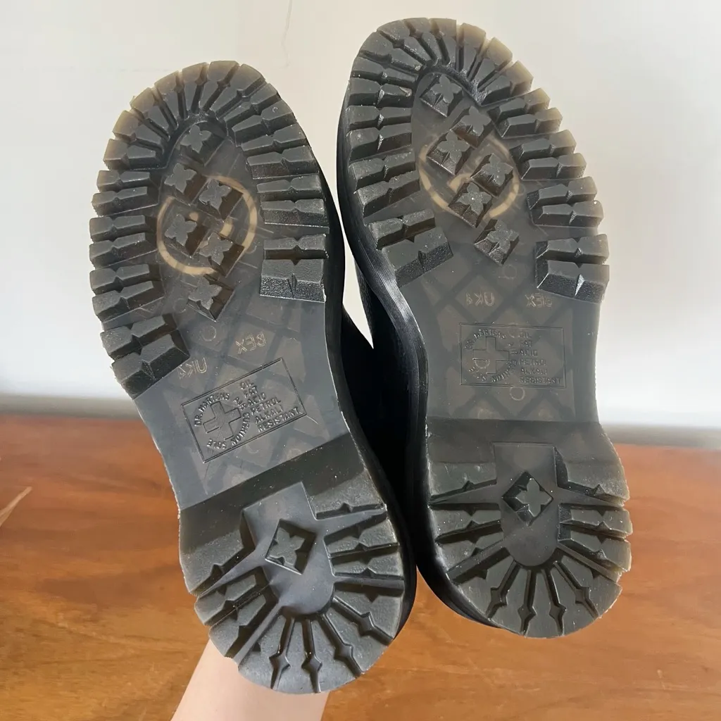 Dr Martens x Lazy Oaf • Bethan Leather Mary Janes platform shoes black quad - Image 10