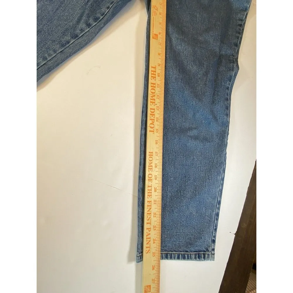 Polo Ralph Lauren Jeans Co Women's 8P Blue‎ classic stretch High Rise Momcore - Image 6