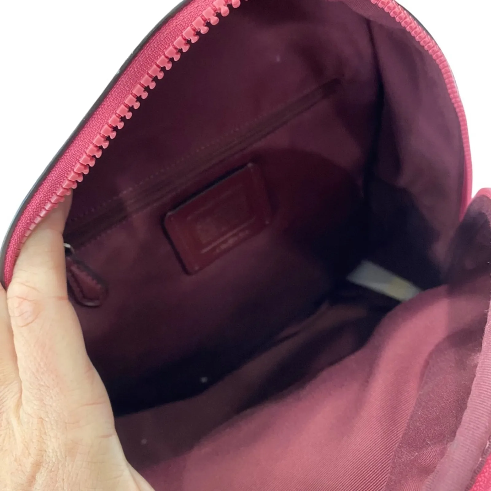 COACH Vale Medium Charlie Backpack Signature Canvas With Rexy By Guang Yu - Image 4