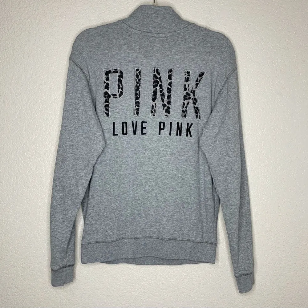 PINK Victoria’s Secret Half Zip Pullover Sweater Sweatshirt - Image 4