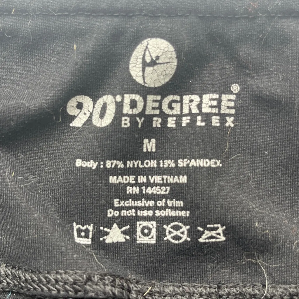 90 Degree By Reflex Black Activewear Set Medium - Image 5