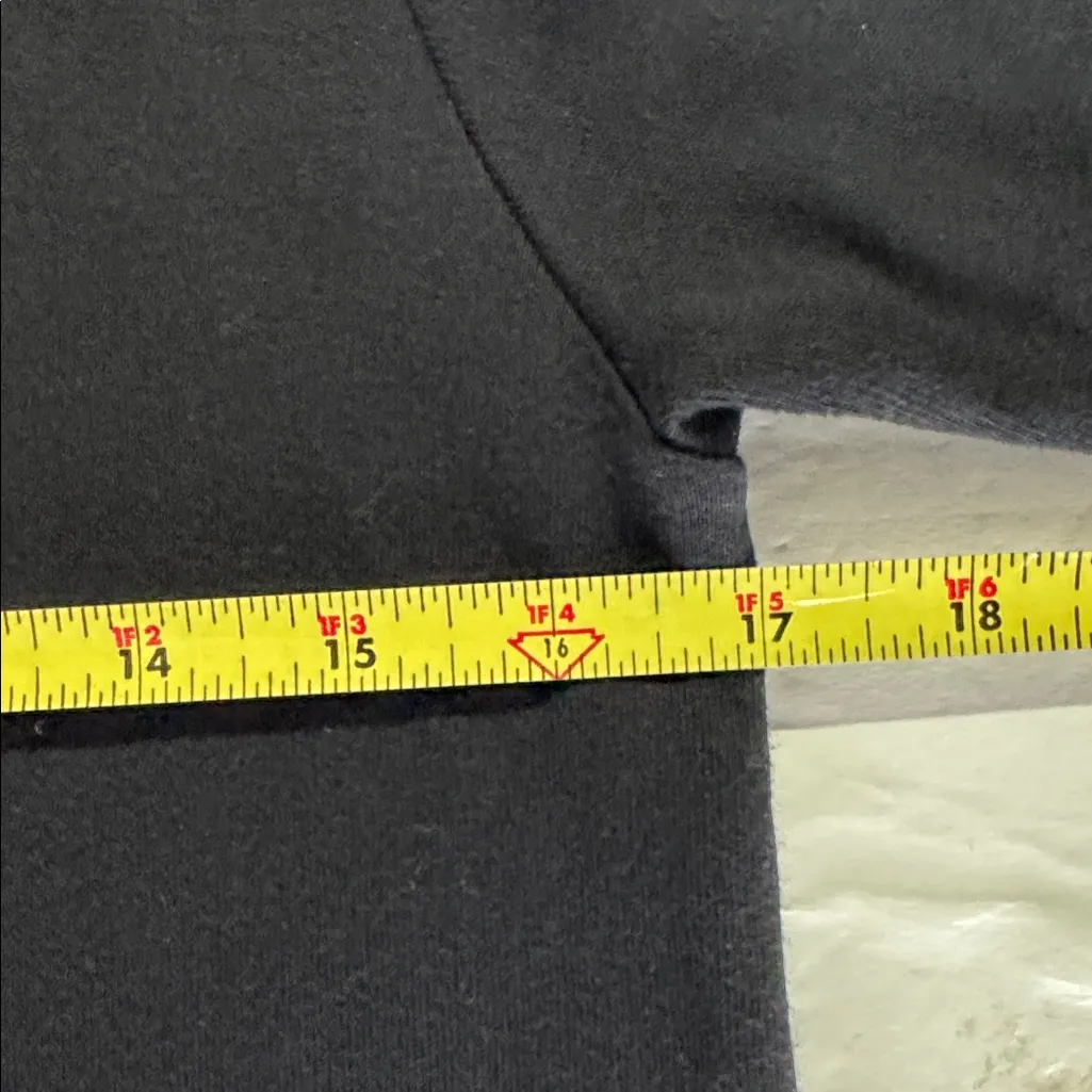 Coldwater Creek Black Maxi Dress embroidered Gold Cat Design L knit stretch - Image 12