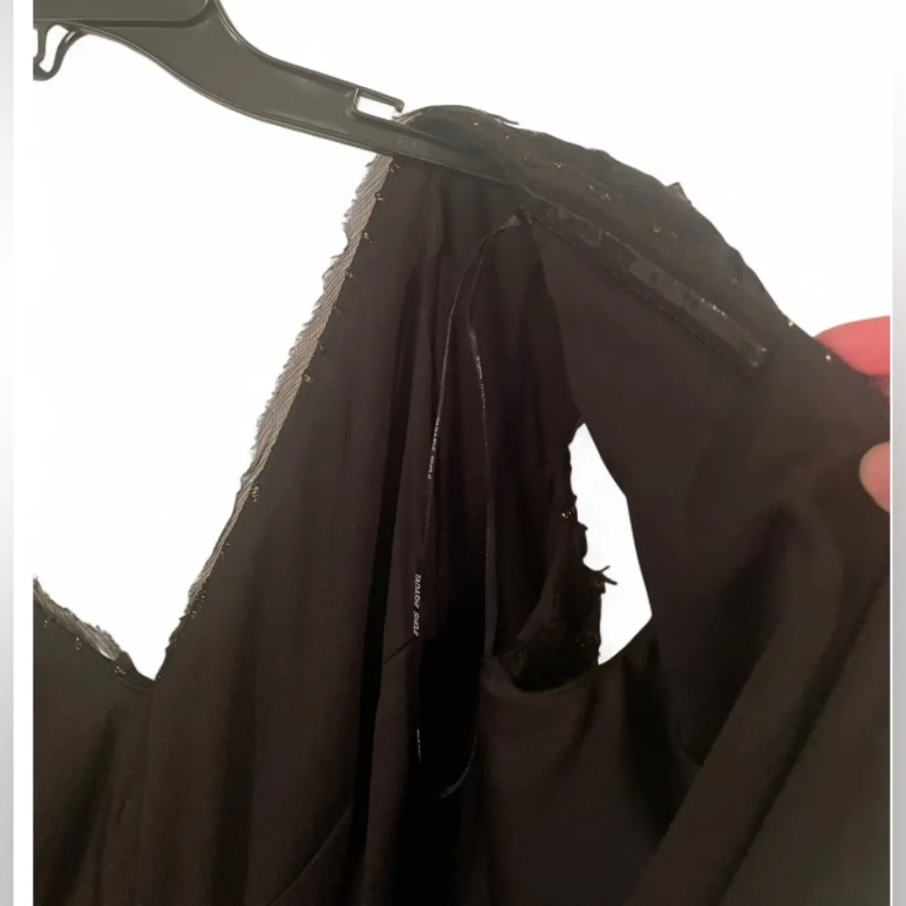 Tadashi Shoji Black Silk Overlay Dress Sz 12 Cocktail Formal Wedding Guest - Image 7