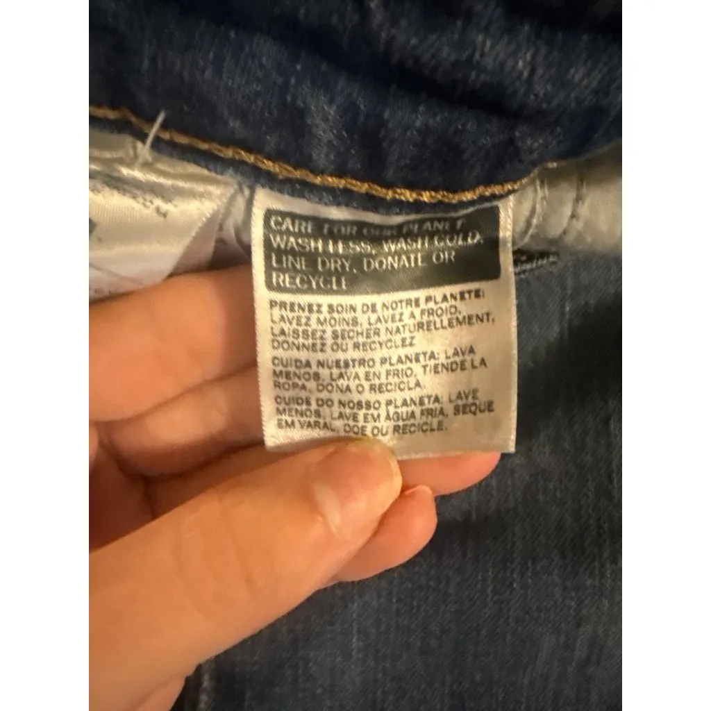 Levis Womens 711 Skinny Mid-Rise Jeans Medium Wash Denim Size 2 - Image 8