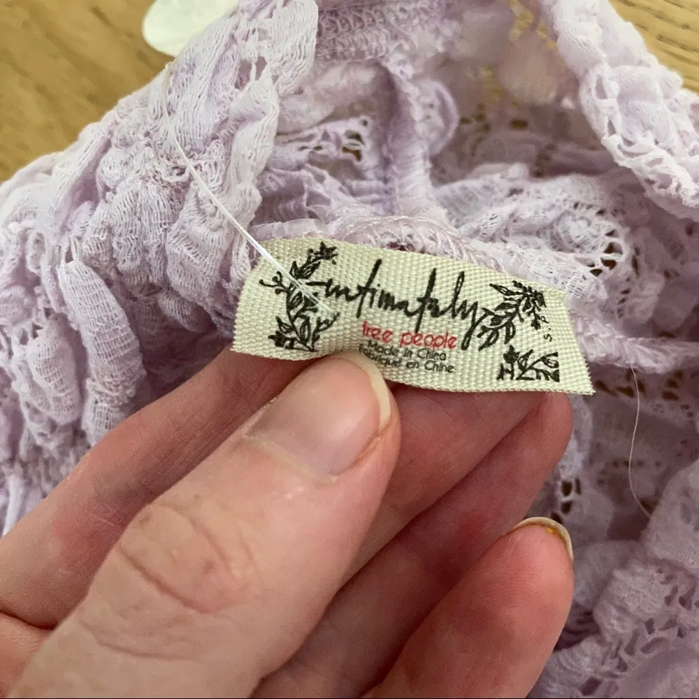 Free People Day N Night Lace Bodysuit in Lilac - Image 6