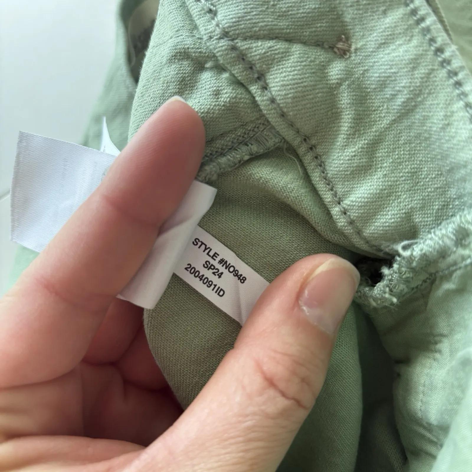 Madewell The Emmett Wide-Leg Crop Pant: Welt Pocket‎ Edition 30 X 27 Pistachio - Image 12