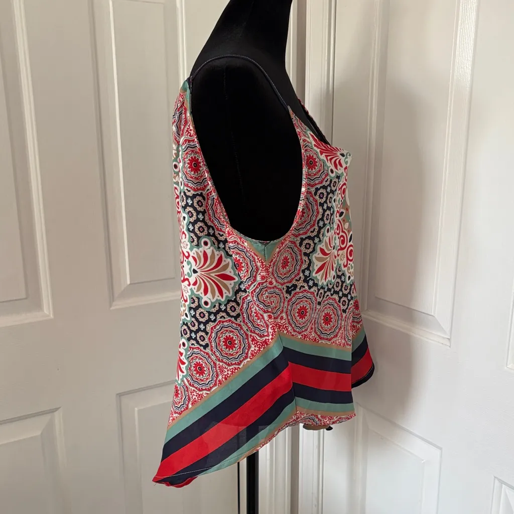 Live 4 Truth Multicolor Mandala Handkerchief Tank Top - Image 9