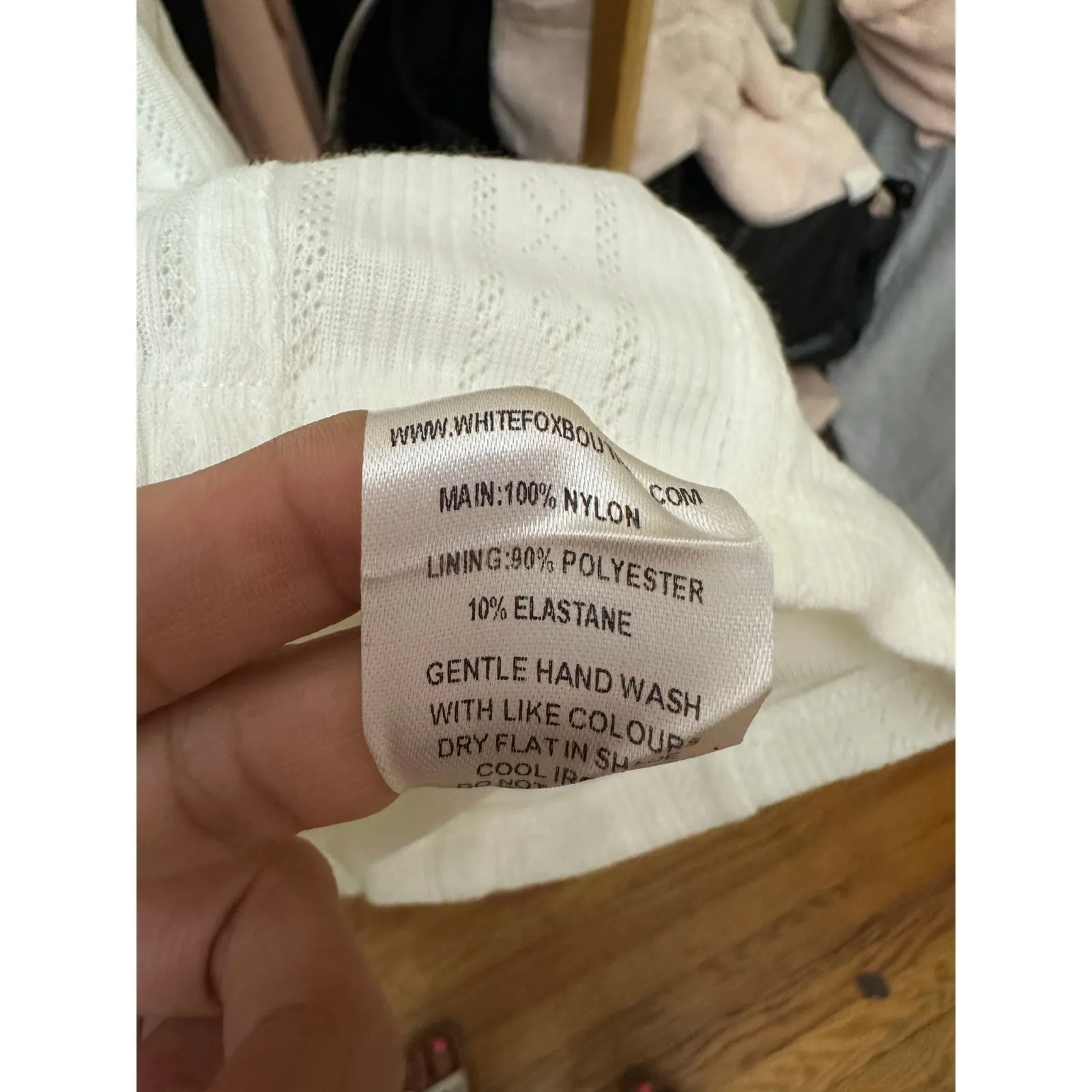 White‎ Fox Boutique Ain’t Safe Mini Dress Size XS White NWT - Image 13