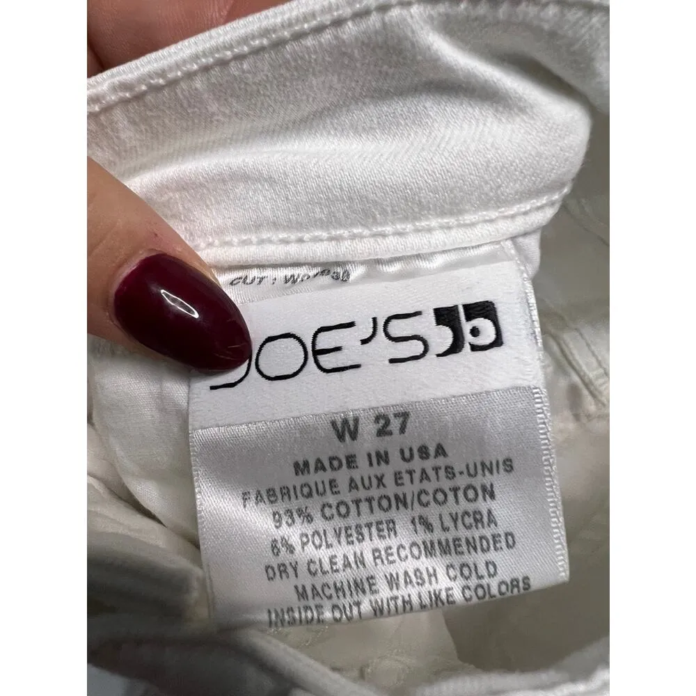 Joe's Jeans Women's‎ Size 27 White Straight Denim Pants - Image 3
