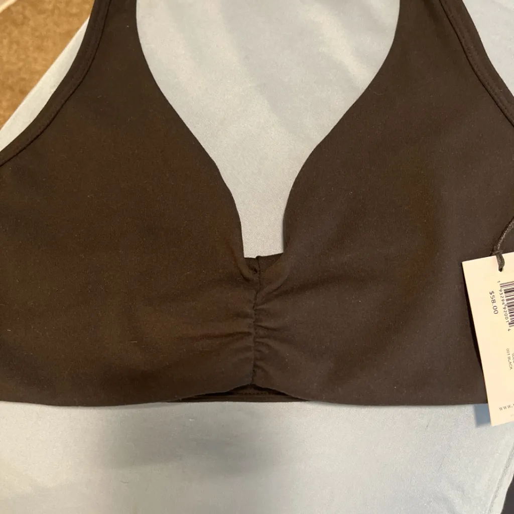 We wore what black halter sports bra, new with tags extra-large - Image 2