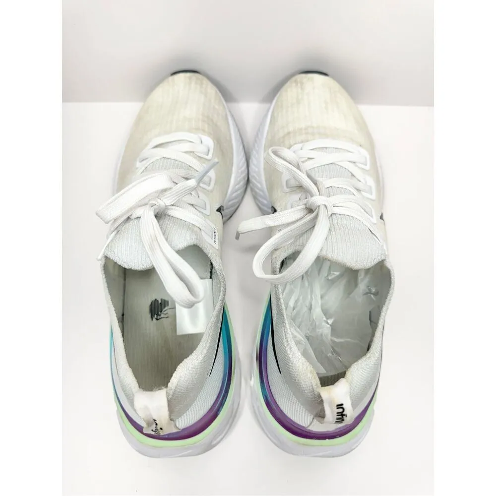 Nike Sneakers Size 10 Women's React Infinity Run Flyknit White Ombre 2020 - Image 8