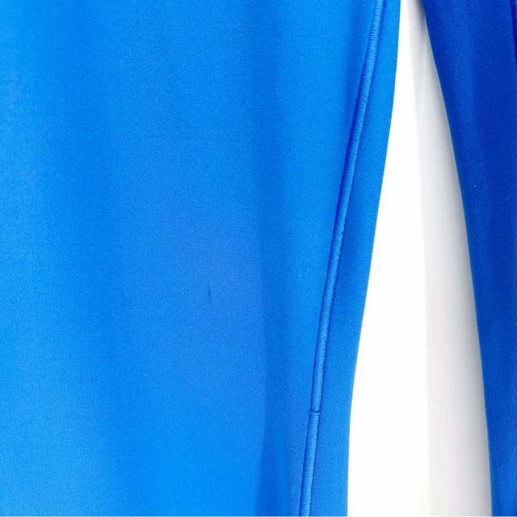 Aerie Real Me‎ Crossover Waist Flare Leggings L Blue - Image 6