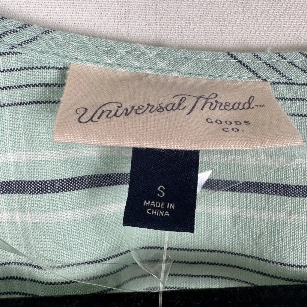 NWT Universal Thread Plaid Ruffle Sleeve Dress - Image 2