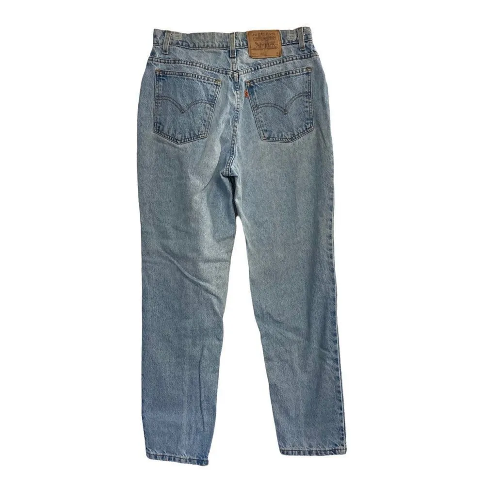LEVI’S,‎ Vintage, ORANGE Tag,RARE FIND, Size 8/9 P, Waist 29”,Blue,Style # 10912 - Image 3