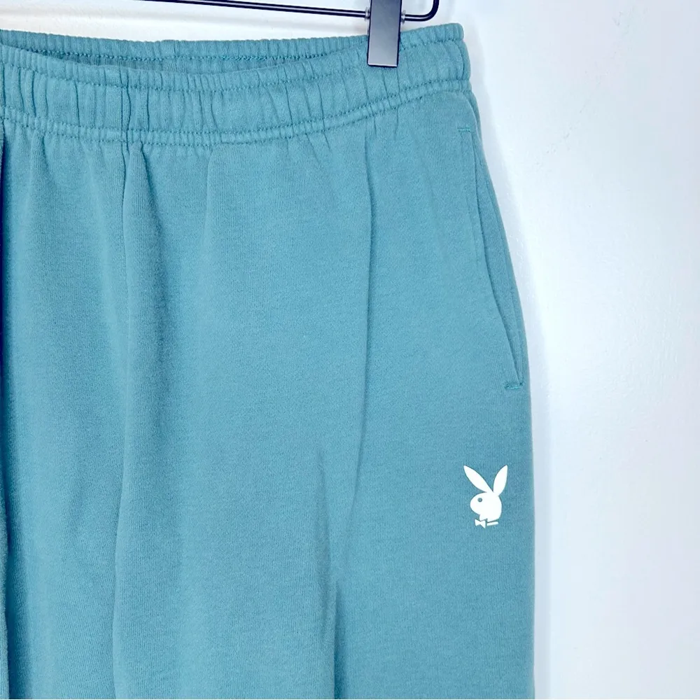 PacSun  x Playboy Green Sweatpants Size M - Image 4