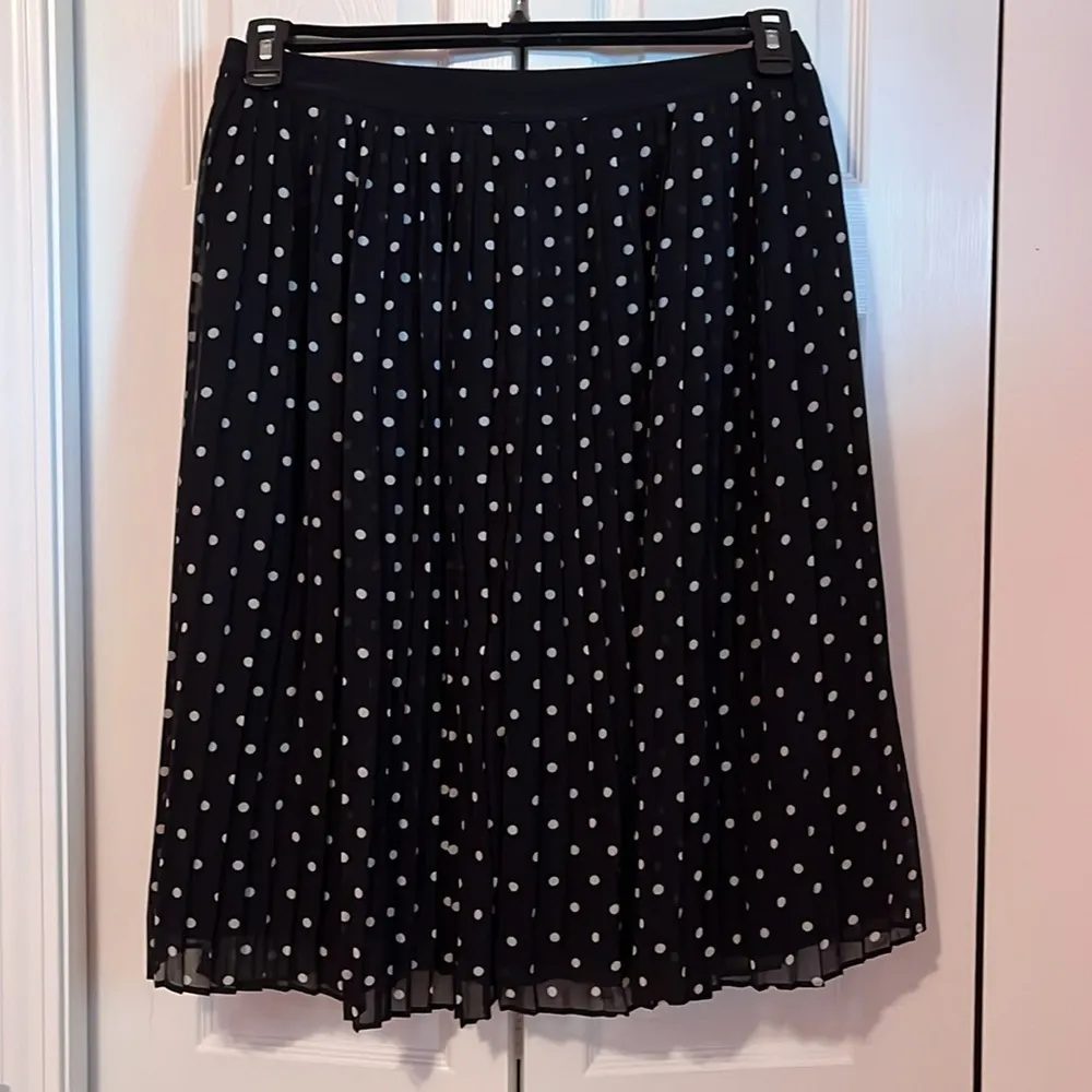Polka dot midi skirt Black Size XL - Image 4