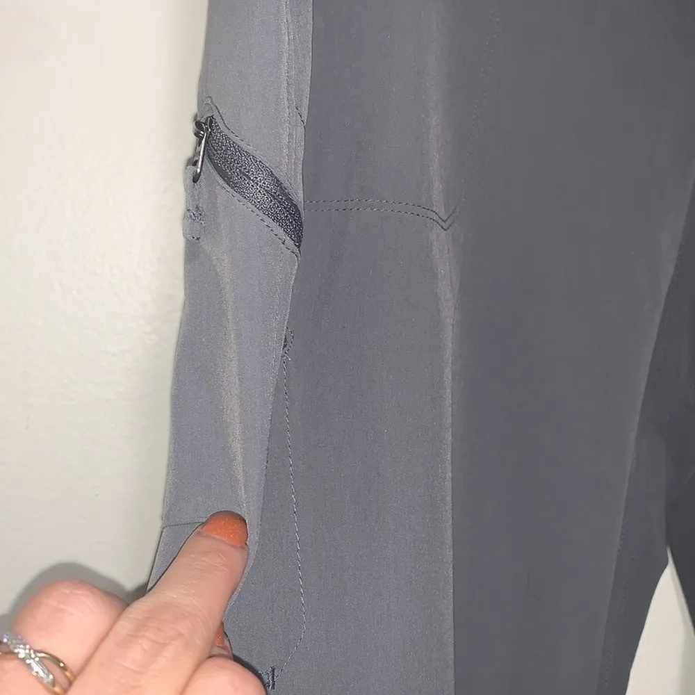 Marmot lobo convertible woman hiking active pants size XL or 12 gray - Image 3