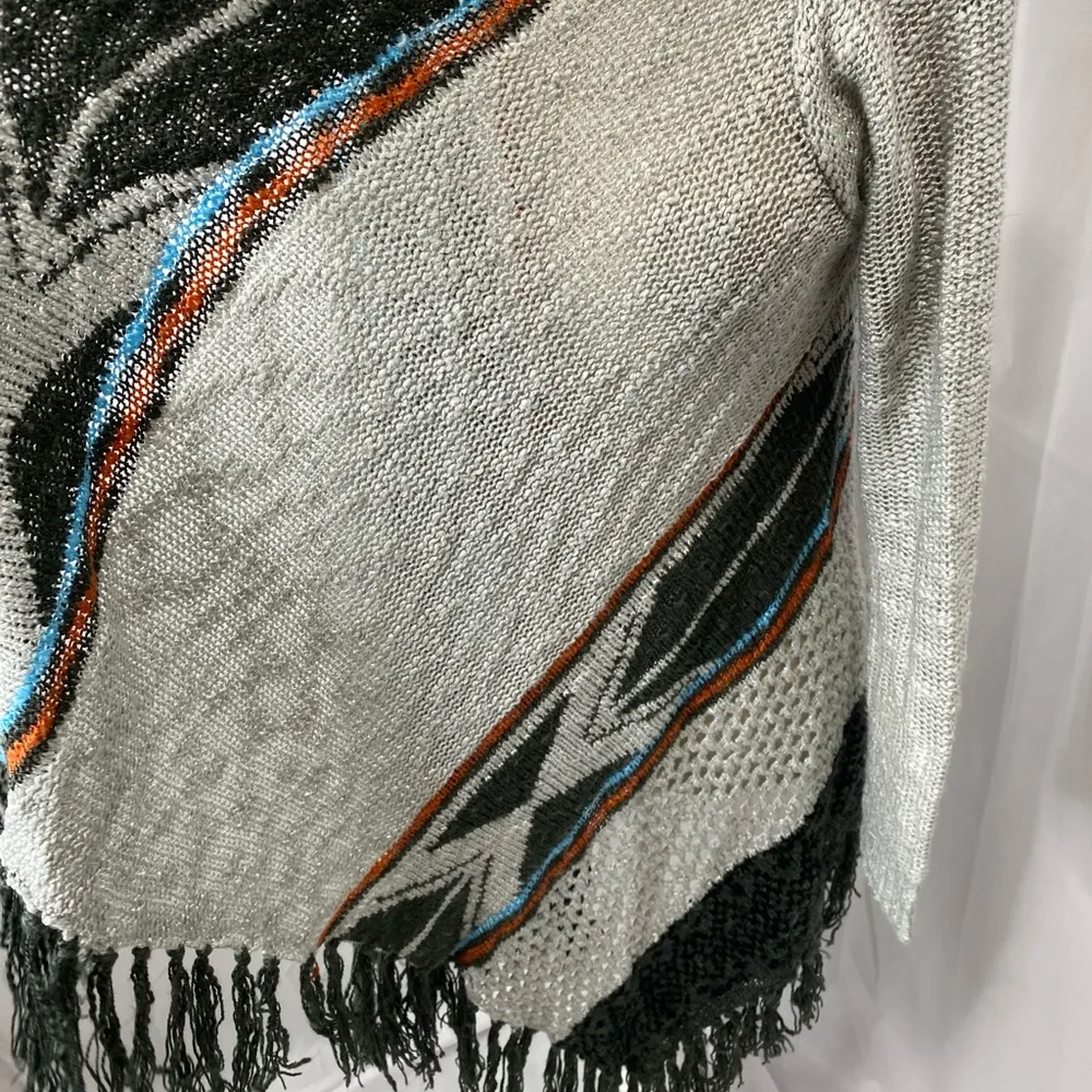 Double zero open front fringe cardigan size medium - Image 5