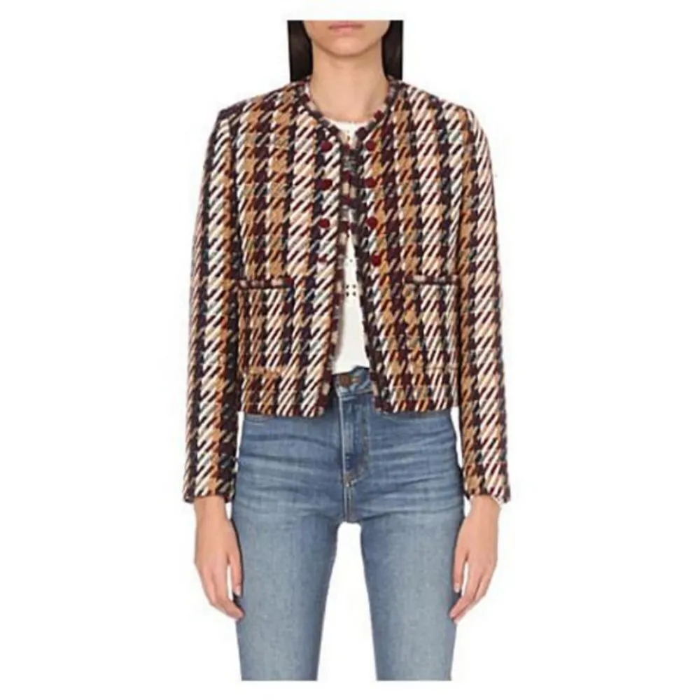 💕SANDRO PARIS💕 Matching Suit Set: Marianne BlazerJacket + Nasty Skirt ~ 38 EU - Image 5