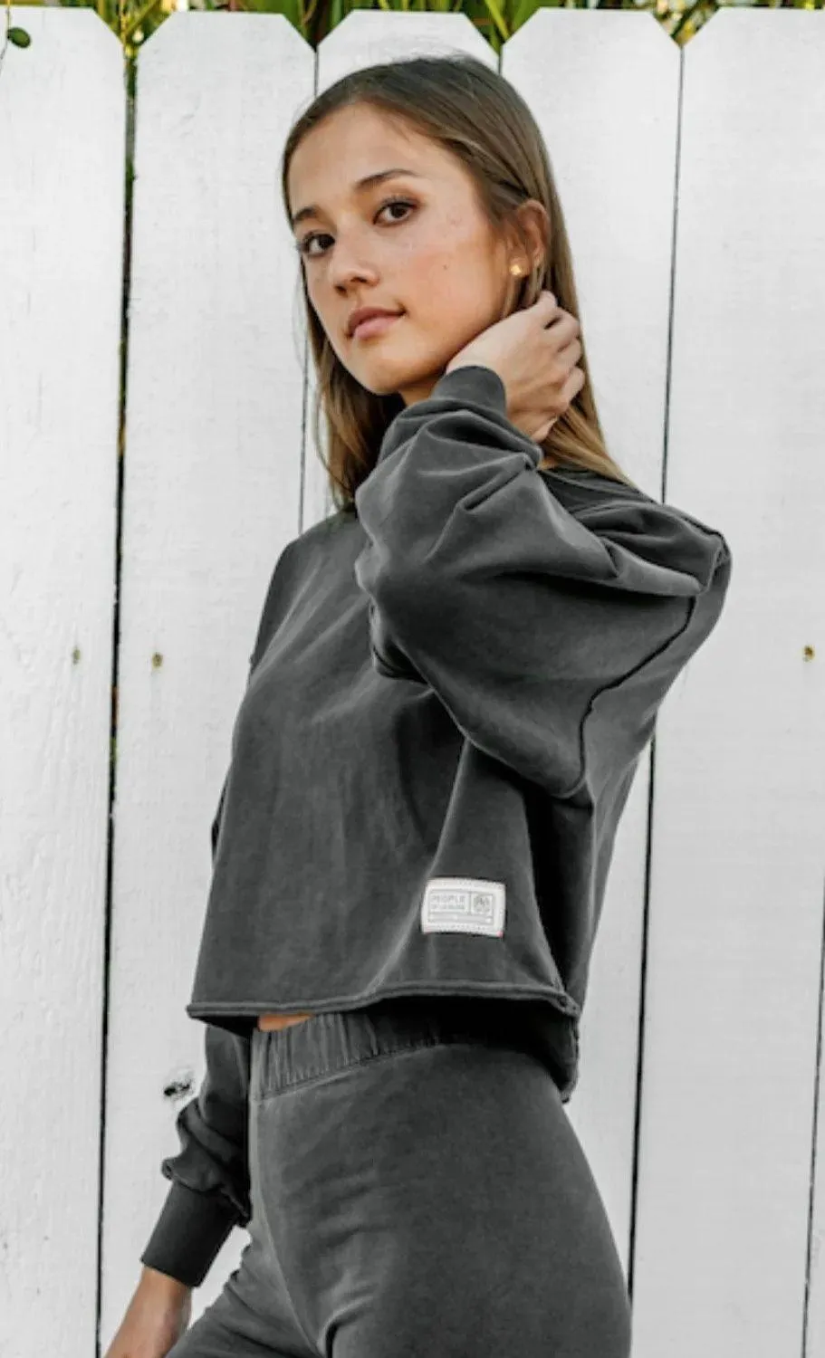 People Of Leisure Cropped Sweatshirt - Image 5