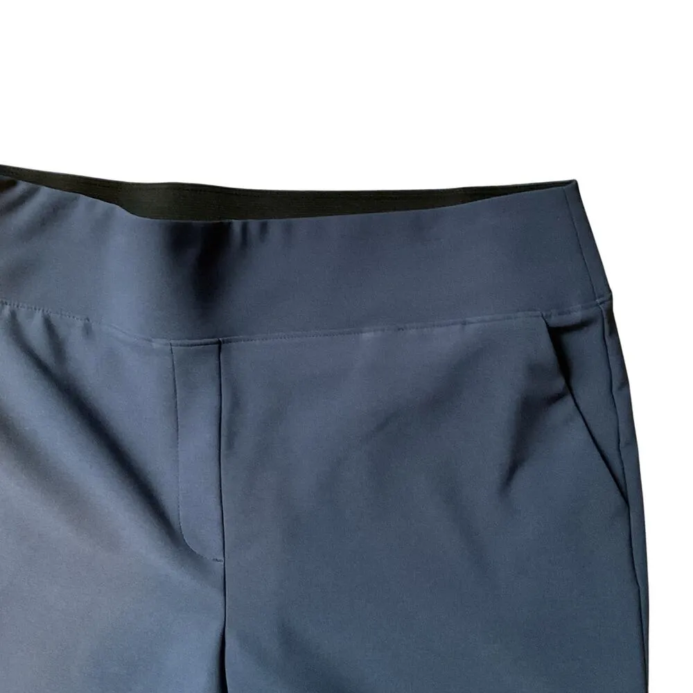 Nine West Straight Ankle Trouser. Navy Blue. Size Large. - Image 3