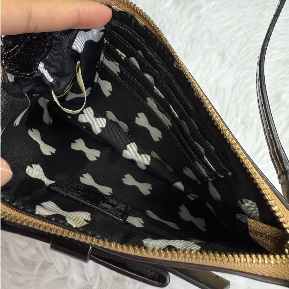 Kate Spade New York Creamy Caramel Brown Mini Purse Wristlet - Image 5