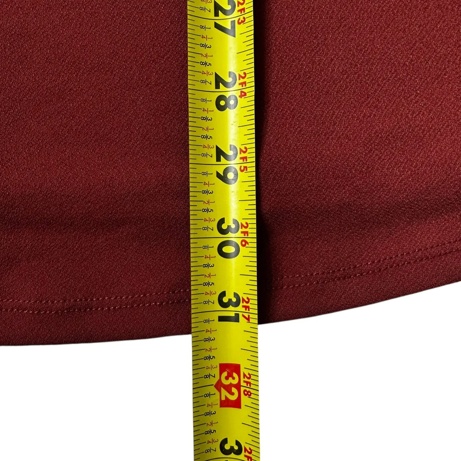 Forever 21 Maroon Stretch Mini A-line Dress Women's Size XS | 2-19-2 - Image 4