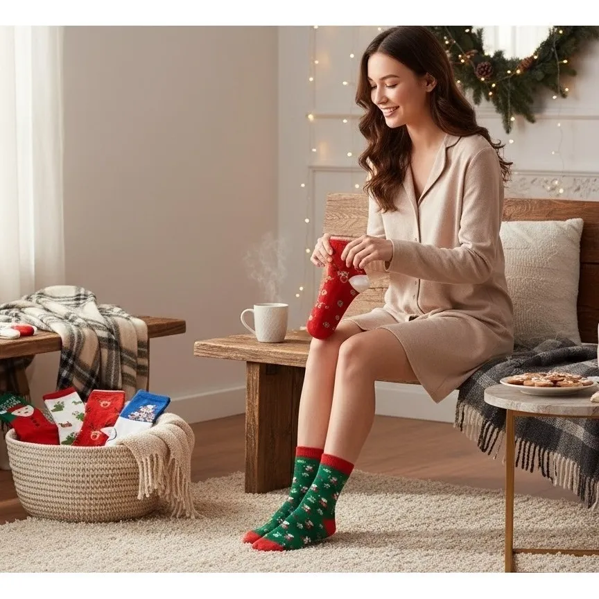 Calcetines Navideños Novedad Tallas 5.5 - Image 6