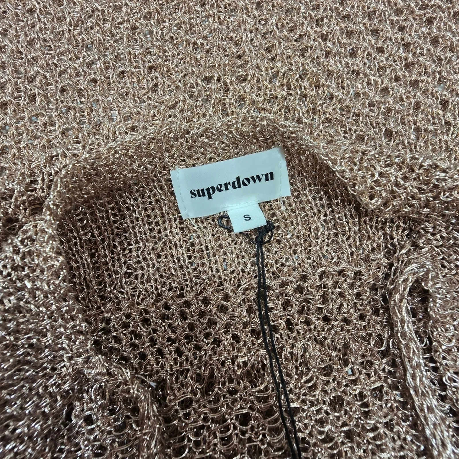 Superdown Darcie Maxi Dress in Rose Gold Small - Image 11