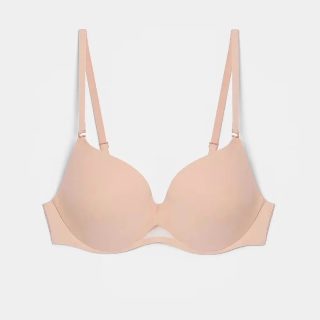 Soma Bodify Perfect Coverage Bra 42C Hush Beige Nude Lightly Lined Comfort NWT - Image 2