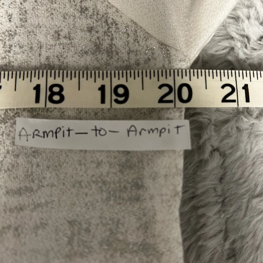 80’s Inspired Glam tee raw hem, mesh and glitter Women's Top - Image 5