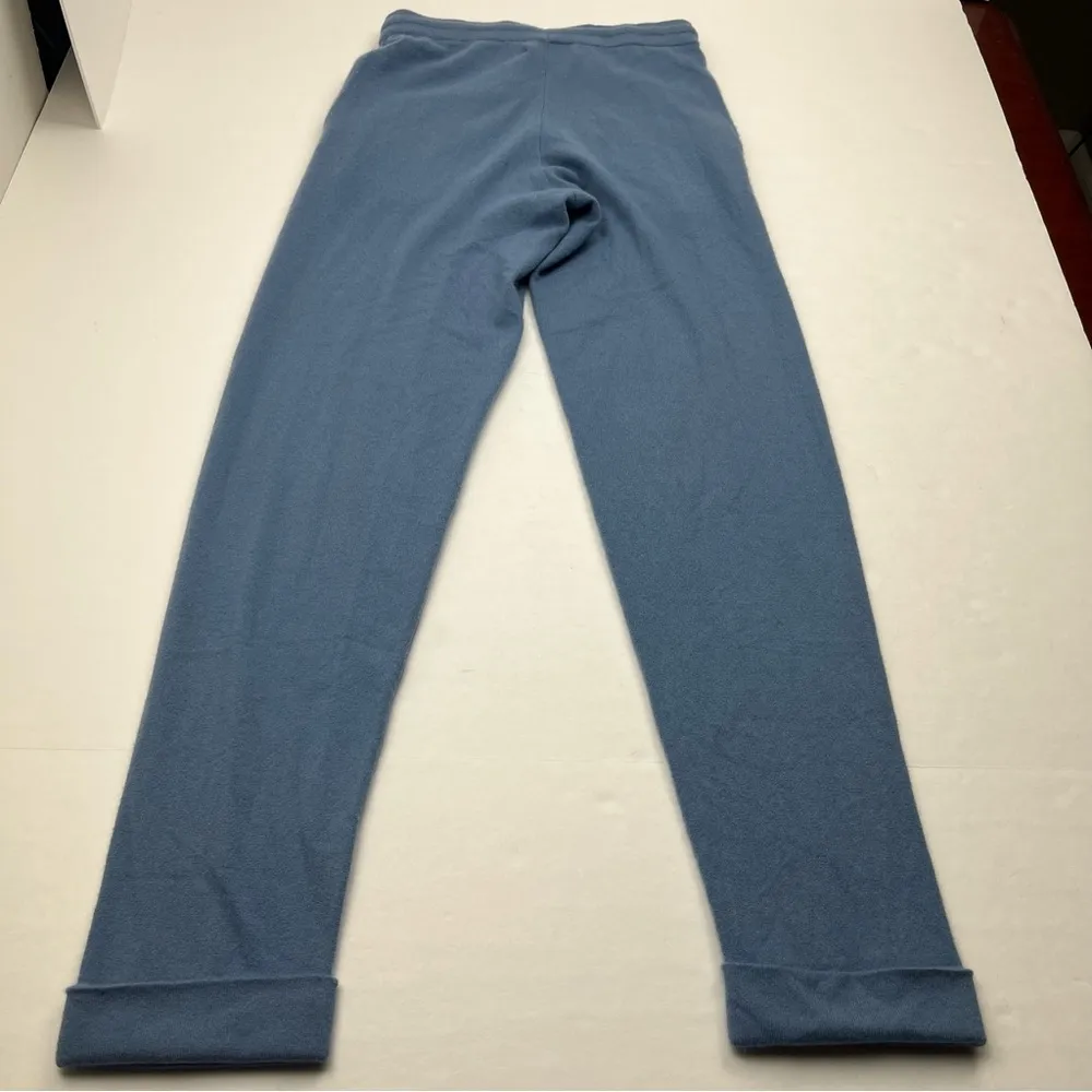 Arch4 Baby Goat Luxury 100% Cashmere Kingston Pant Ocean Blue Womens Size XS NEW - Image 16